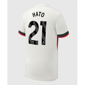 Chelsea Jorrel Hato #21 Jalkapallovaatteet Vieraspaita 2025-26 Lyhythihainen